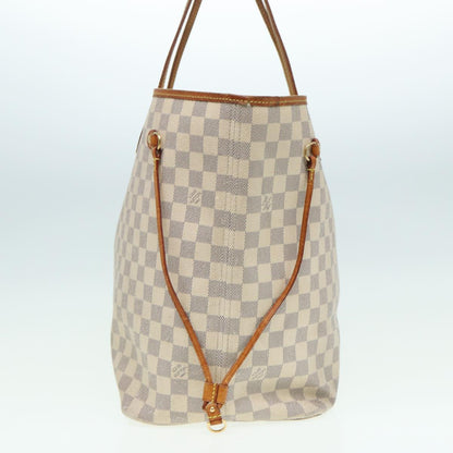 LOUIS VUITTON Damier Azur Neverfull GM Tote Bag N41360 LV Auth yk13830
