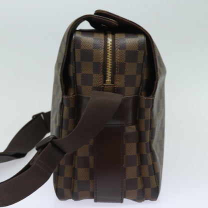 LOUIS VUITTON Damier Ebene Naviglio Shoulder Bag N45255 LV Auth yk13865