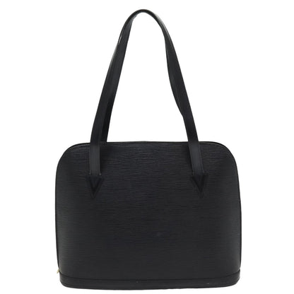 LOUIS VUITTON Epi Lussac Shoulder Bag Black M52282 LV Auth yk13893