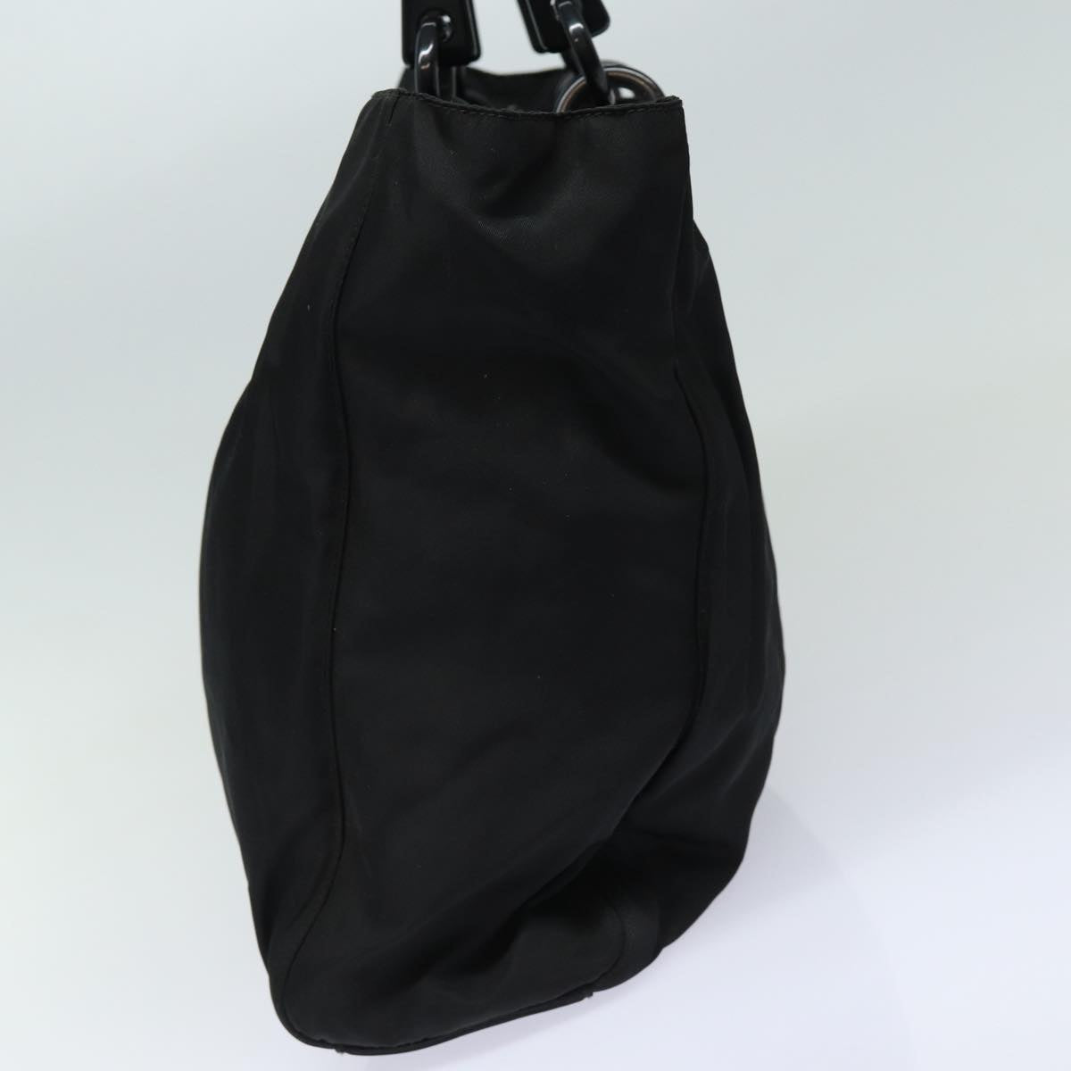 PRADA Hand Bag Nylon Black Auth yk14098