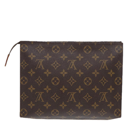 LOUIS VUITTON Monogram Poche Toilette 26 Pouch M47542 LV Auth yk14159