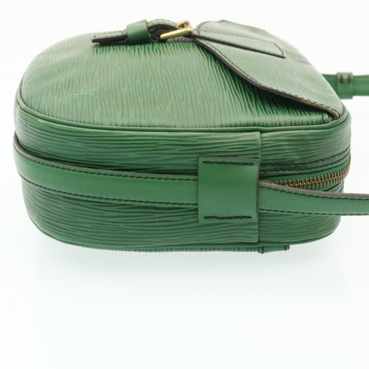 LOUIS VUITTON Epi June Feuille Shoulder Bag Green M52154 LV yk3239