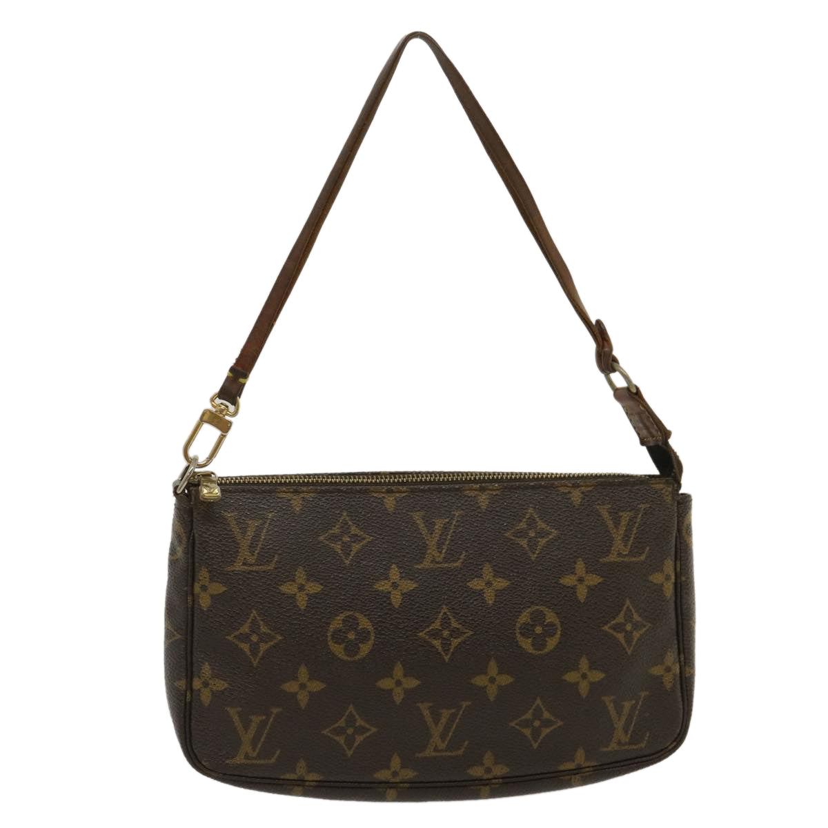 LOUIS VUITTON Monogram Pochette Accessoires Pouch M51980 LV yk4235