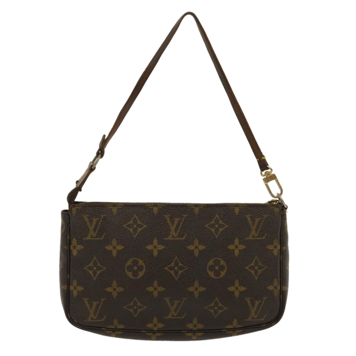 LOUIS VUITTON Monogram Pochette Accessoires Pouch M51980 LV yk4235