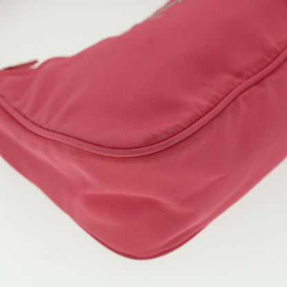 Prada Hand Bag Nylon Pink  yk4885