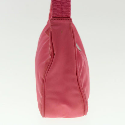 Prada Hand Bag Nylon Pink  yk4885