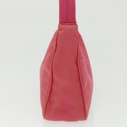 PRADA Hand Bag Nylon Pink Auth yk4950