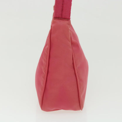 PRADA Hand Bag Nylon Pink Auth yk4950
