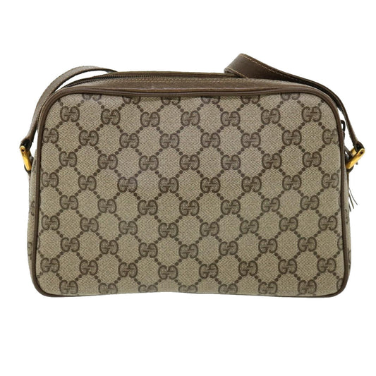 GUCCI GG Canvas Web Sherry Line Shoulder Bag Beige Red Green  yk5378