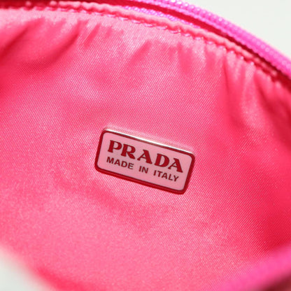 Prada Hand Bag Nylon Pink  yk5469