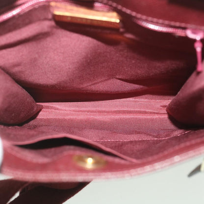 Burberry Nova Check Shoulder Bag Canvas Beige Wine Red black Auth yk5688