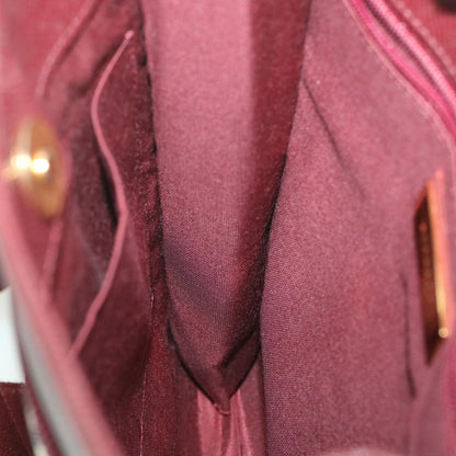 Burberry Nova Check Shoulder Bag Canvas Beige Wine Red black Auth yk5688
