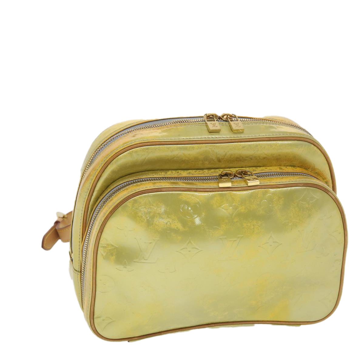 LOUIS VUITTON Monogram Vernis Marley Backpack Gris M91038 LV yk6191B