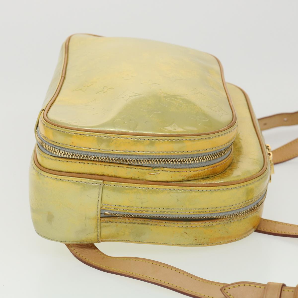 LOUIS VUITTON Monogram Vernis Marley Backpack Gris M91038 LV yk6191B