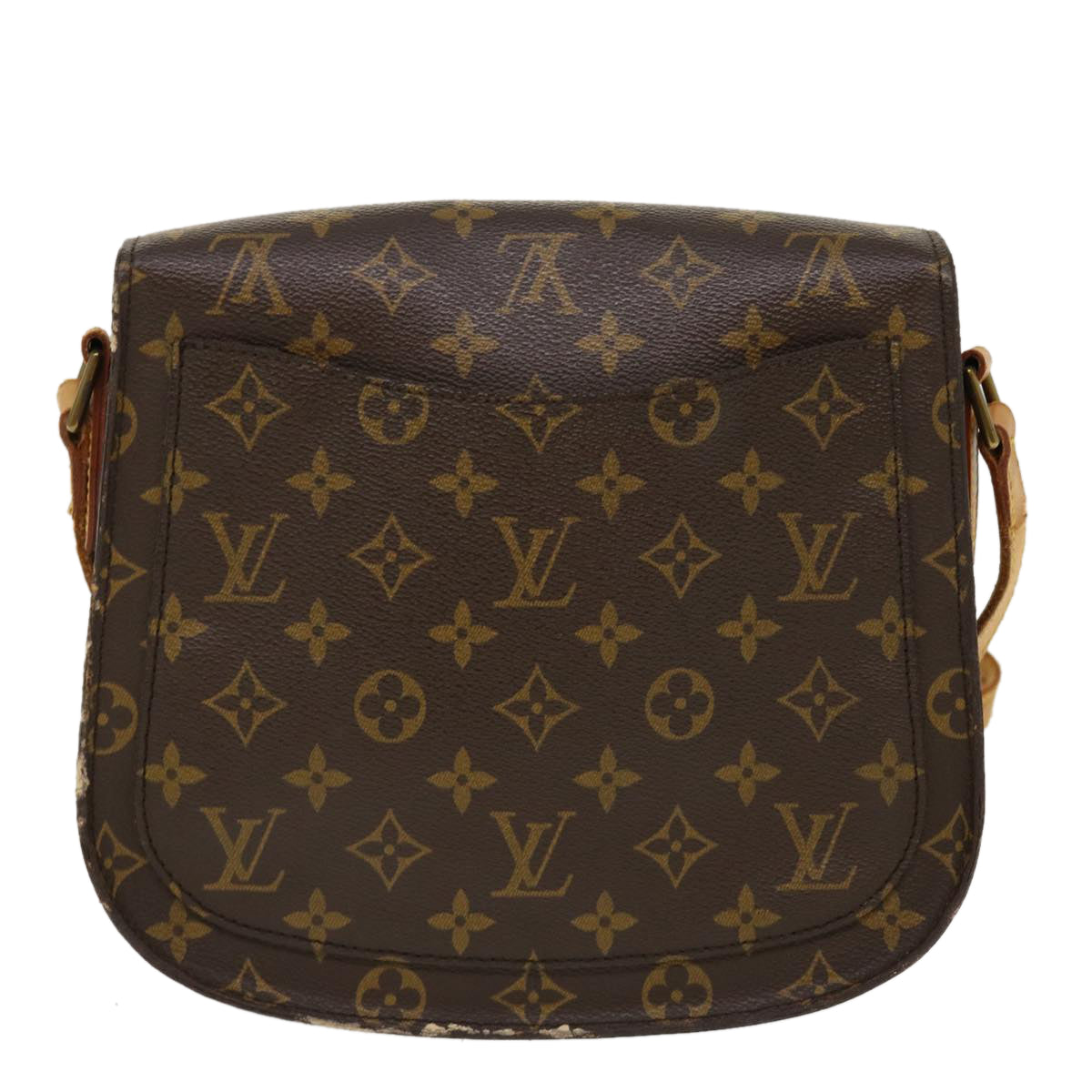 LOUIS VUITTON Monogram Saint Cloud GM Shoulder Bag M51242 LV yk6203B