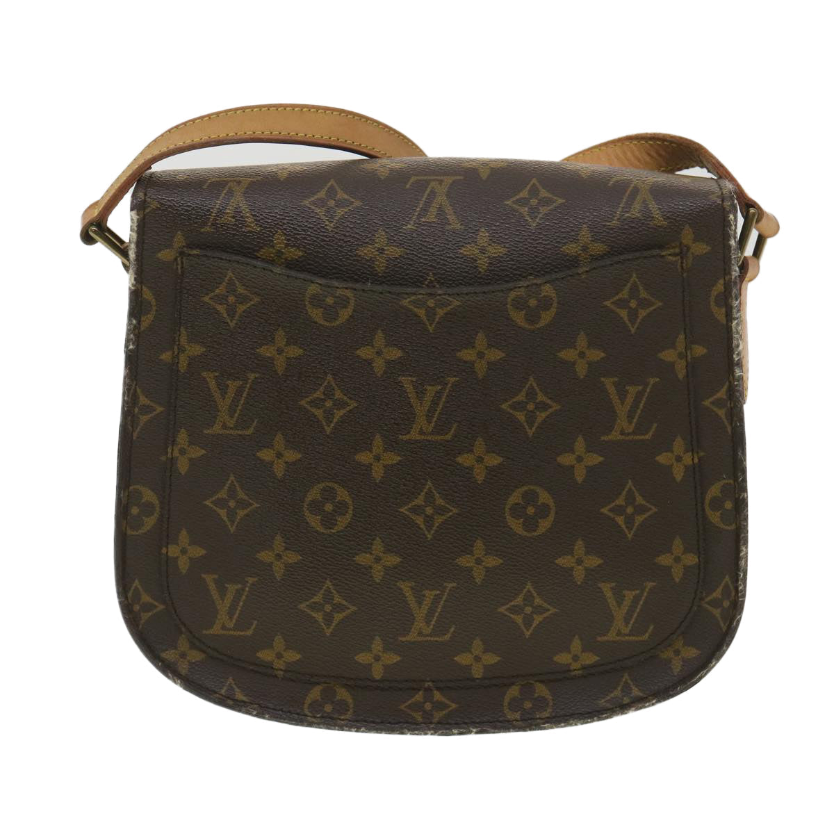 LOUIS VUITTON Monogram Saint Cloud GM Shoulder Bag M51242 LV yk6305