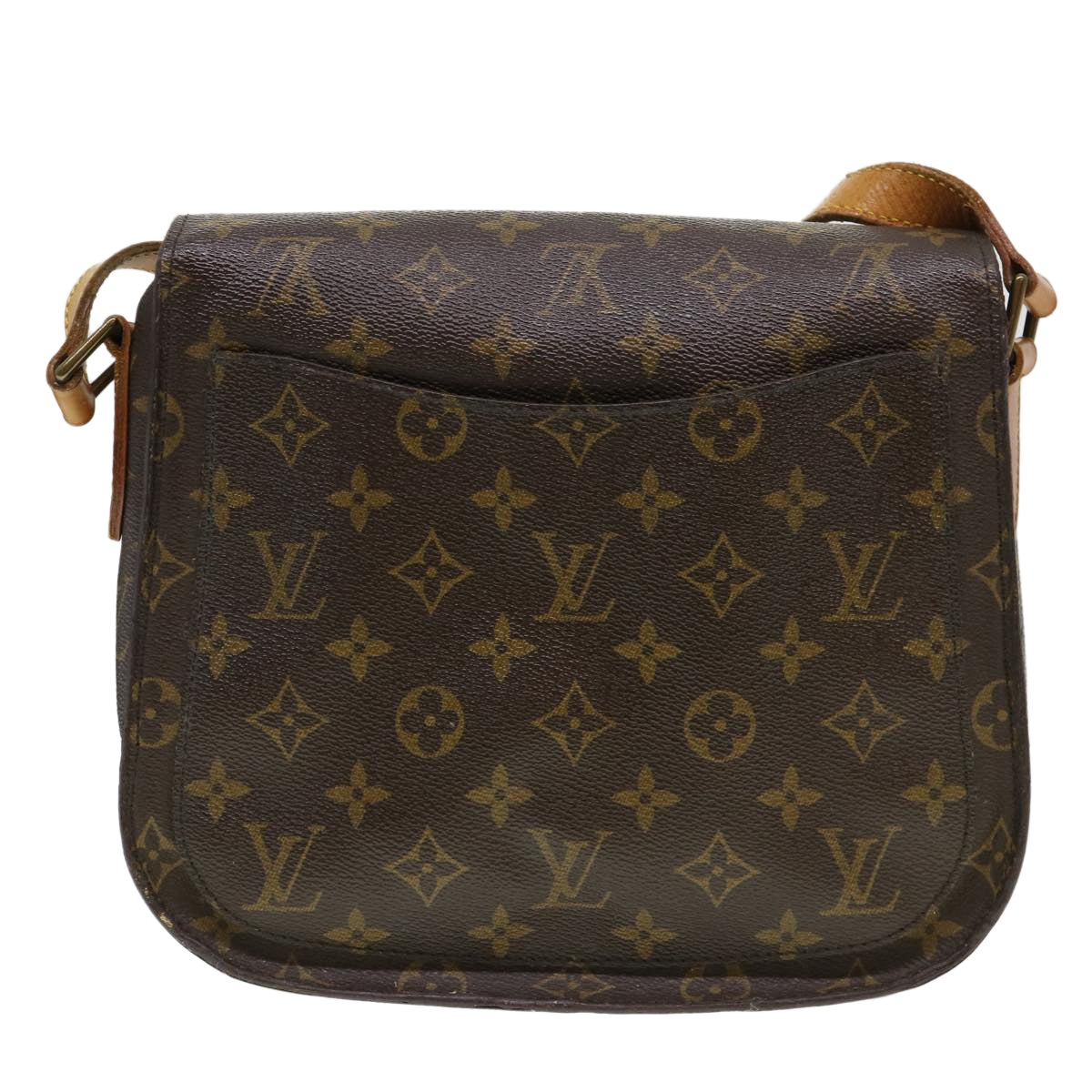 LOUIS VUITTON Monogram Saint Cloud GM Shoulder Bag M51242 LV yk6332