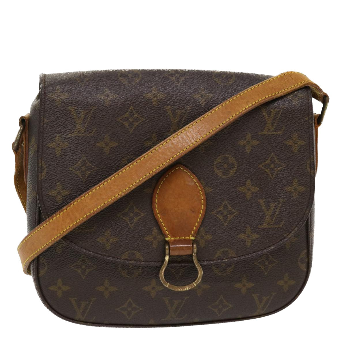 LOUIS VUITTON Monogram Saint Cloud GM Shoulder Bag M51242 LV yk6346