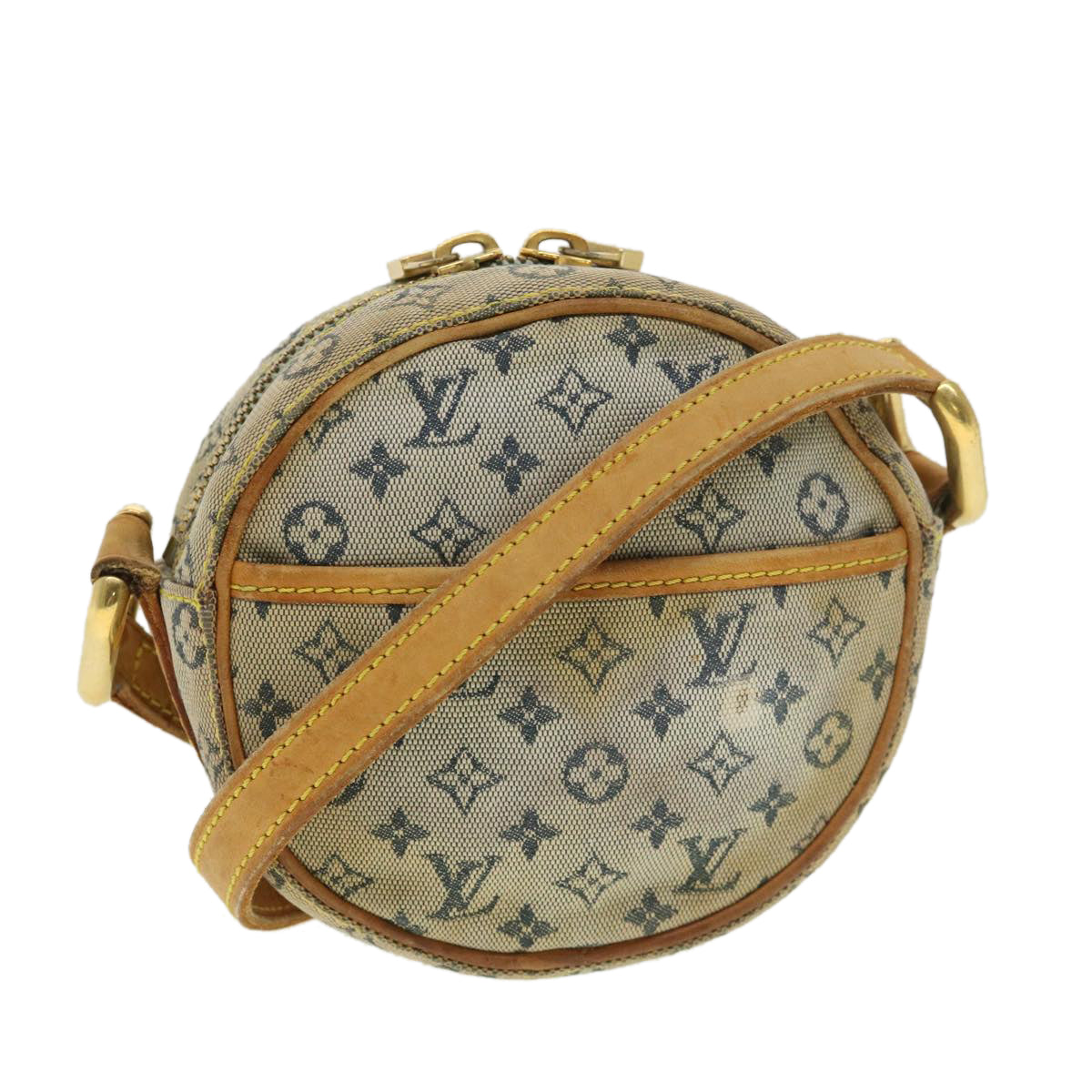 LOUIS VUITTON Monogram Mini Jeanne PM Shoulder Bag Blue M92001 LV yk6347