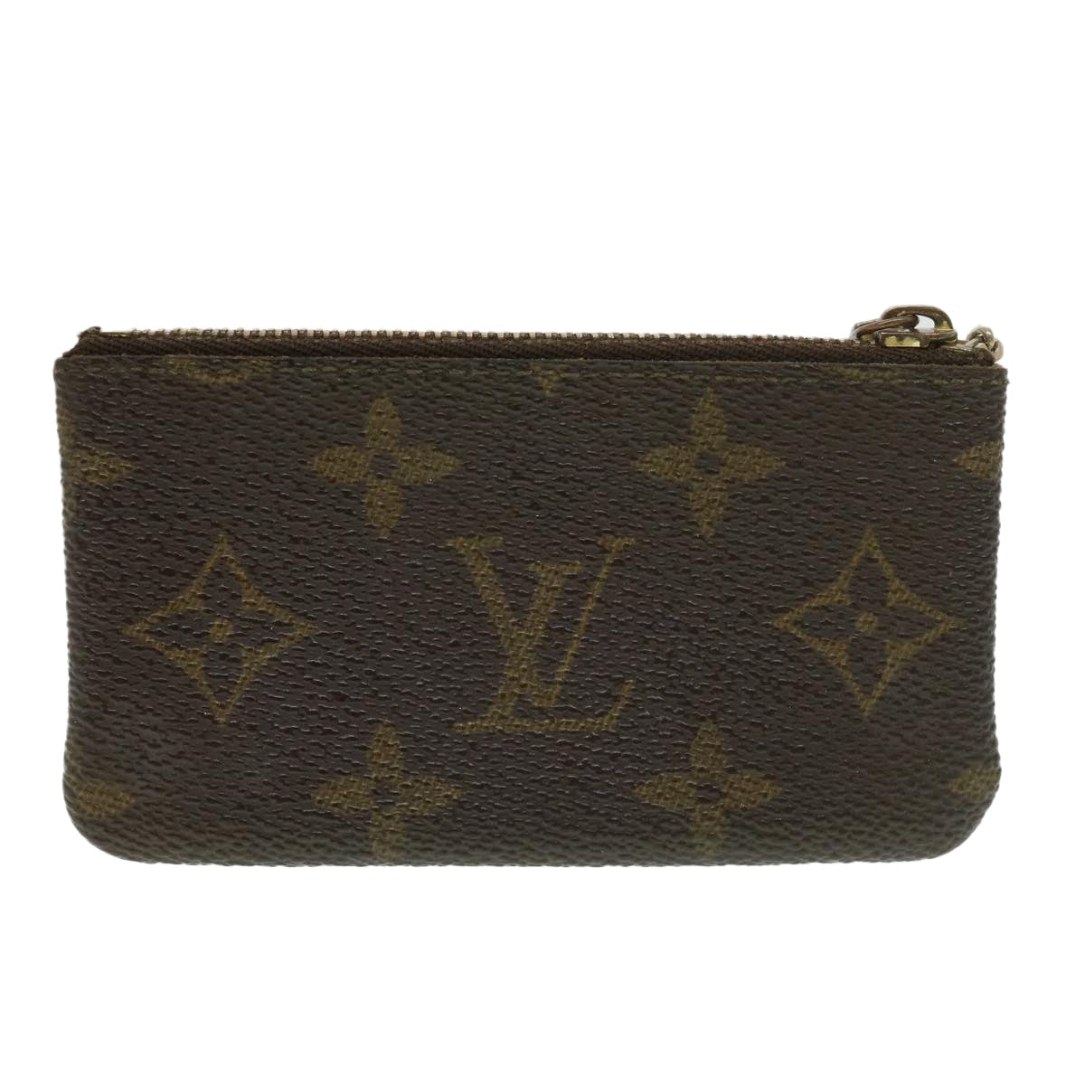 LOUIS VUITTON Monogram Pochette Cles Coin Purse M62650 LV yk6348