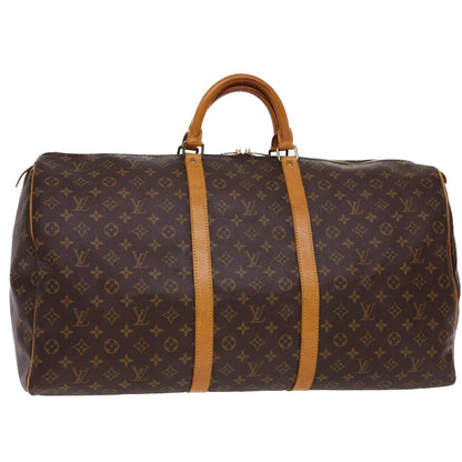 LOUIS VUITTON Monogram Keepall 60 Boston Bag M41422 LV yk6376