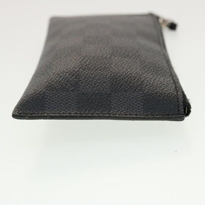 LOUIS VUITTON Damier Graphite Coin Purse LV yk6394