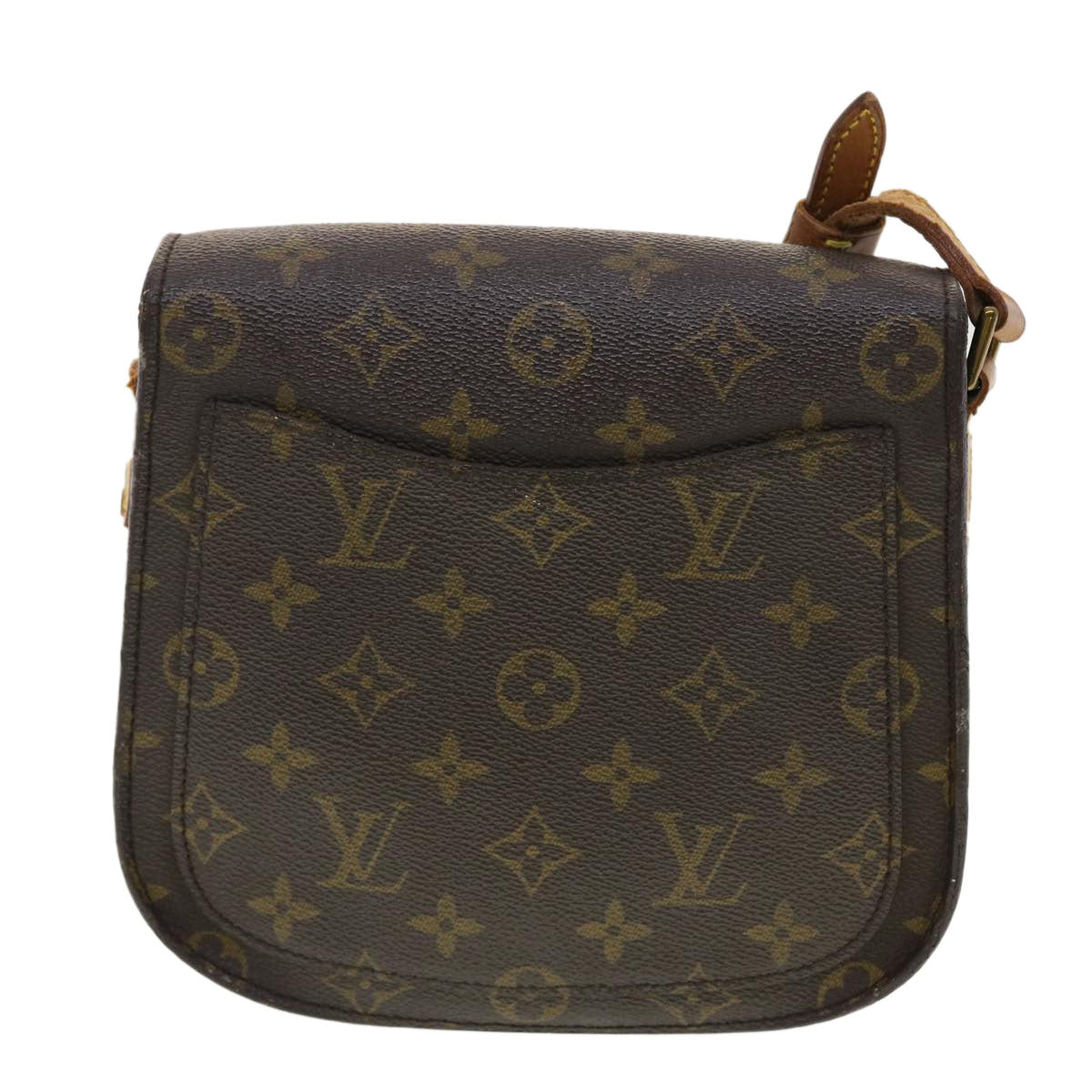 LOUIS VUITTON Monogram Saint Cloud MM Shoulder Bag M51243 LV yk6442