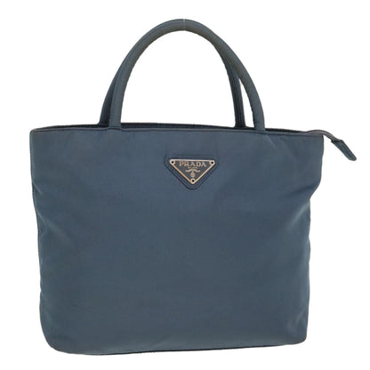 Prada Hand Bag Nylon Blue  yk6445