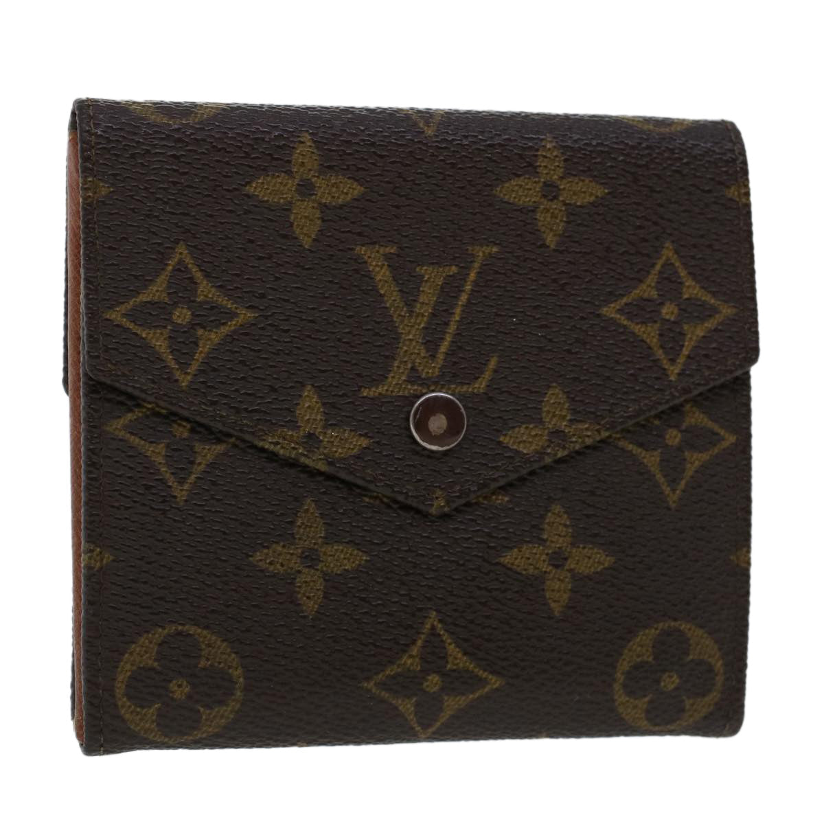Louis Vuitton Monogram Porte Monnaie Bier Cartes Crdit Wallet M61652 LV yk7394B