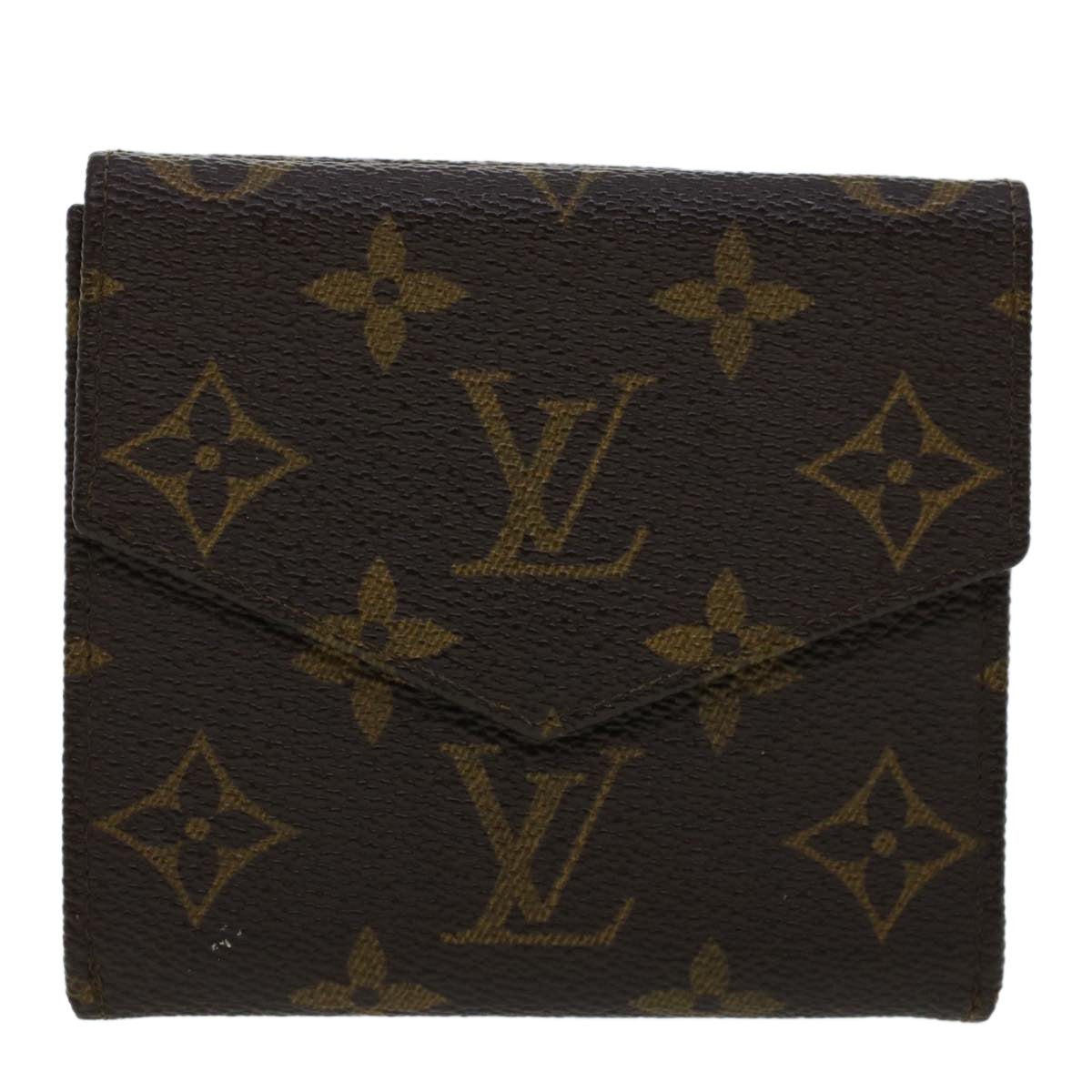 Louis Vuitton Monogram Porte Monnaie Bier Cartes Crdit Wallet M61652 LV yk7394B