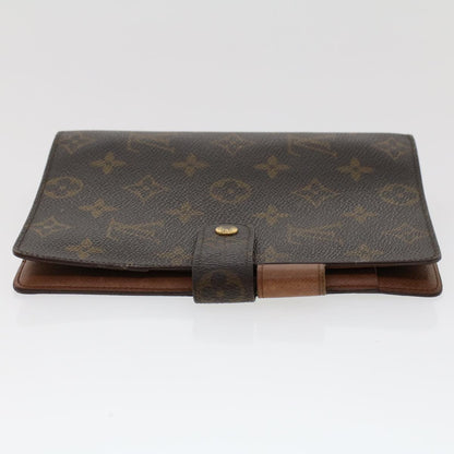 LOUIS VUITTON Monogram Agenda MM Day Planner Cover R20105 LV  yk7817