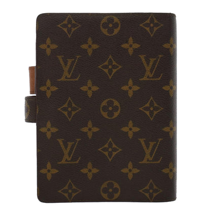 LOUIS VUITTON Monogram Agenda MM Day Planner Cover R20105 LV  yk7818