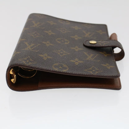 LOUIS VUITTON Monogram Agenda MM Day Planner Cover R20105 LV  yk7818