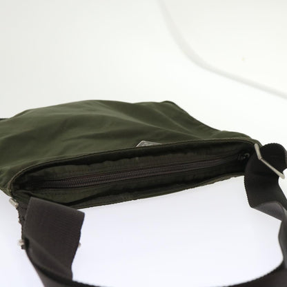 Prada Shoulder Bag Nylon Khaki  yk7822B