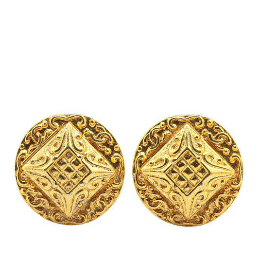 Chanel Gold Plated Vintage Earrings