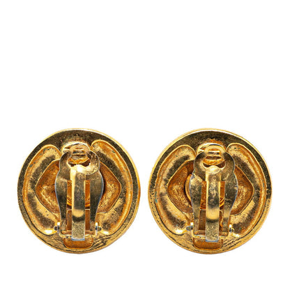 Chanel Gold Plated Vintage Earrings