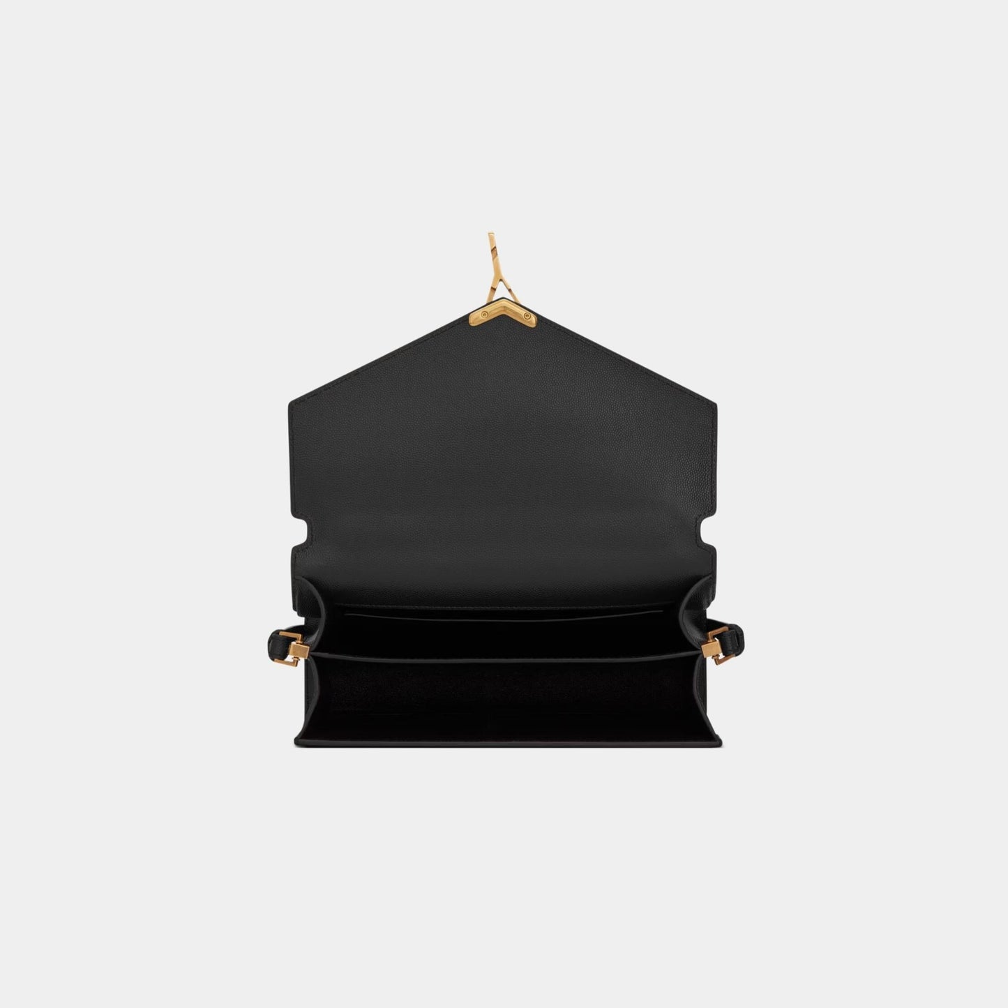 Cassandra Medium Top Handle Bag In Grain De Poudre