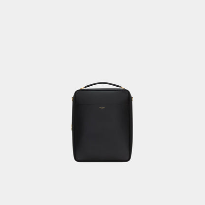 Large Case Smooth Leather in Gold Hardware