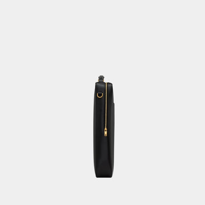 Large Case Smooth Leather in Gold Hardware