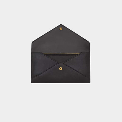 Letter Large Wallet In Leather