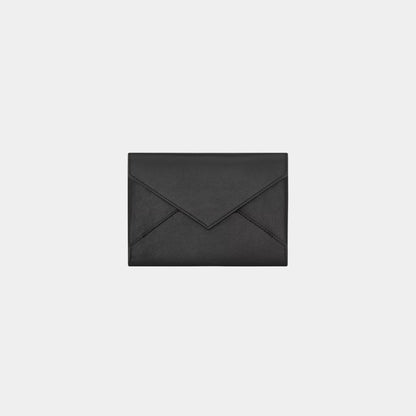 Letter Passport Case In Leather