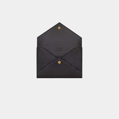 Letter Passport Case In Leather