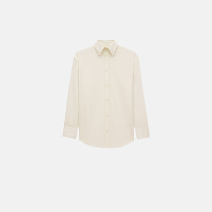 Yves Saint Laurent Cassandre Shirt In Cotton Poplin, Front