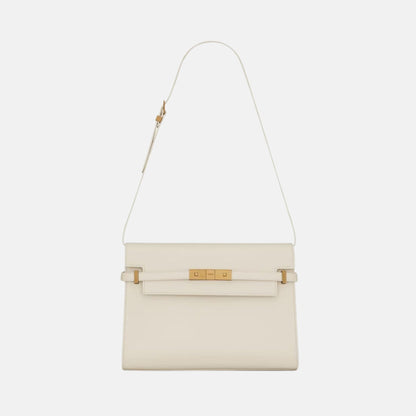 Yves Saint Laurent Manhattan In Box Saint Laurent, Blanc, Front