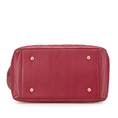 Chanel Coco Mark Matelasse Caviar Skin Shoulder Bag
