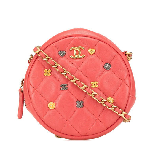 Chanel Coco Mark Matelasse Lambskin Shoulder Bag