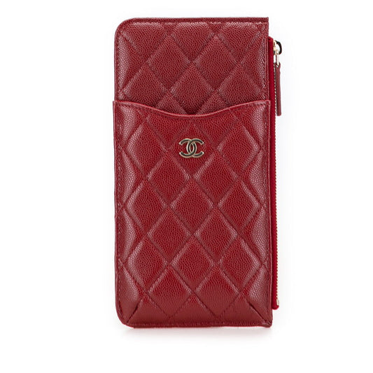 Chanel Coco Mark Caviar Skin Long Wallet