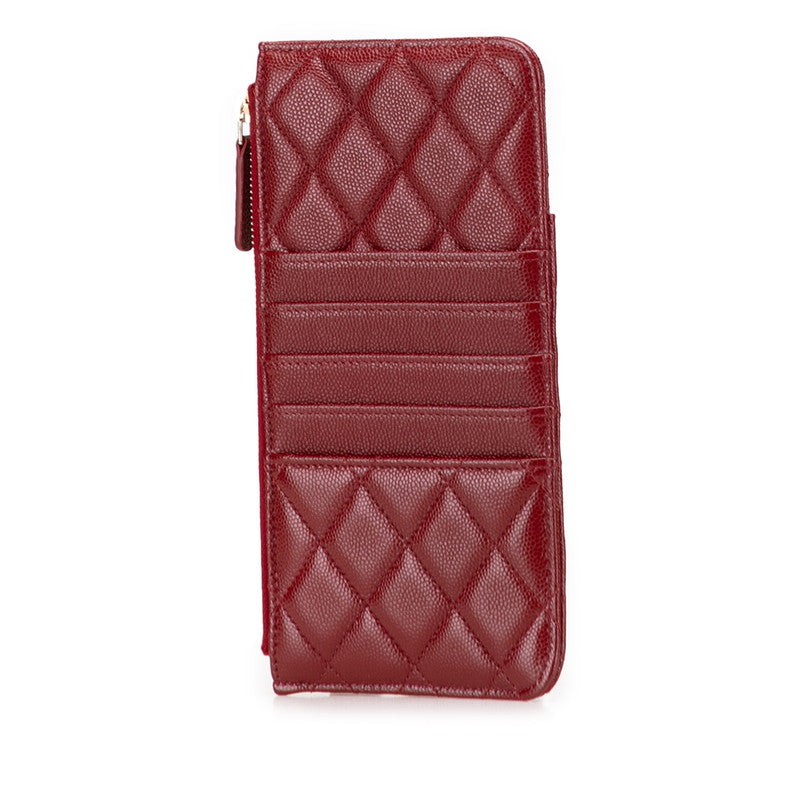 Chanel Coco Mark Caviar Skin Long Wallet